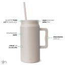 Simple Modern 50 oz Mug Tumbler With Handle and Straw Lid | Reusable Insulated Stainless Steel Large Travel Jug Water Bottle | Gifts For Women Men