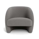 Cobble Fabric Occasional Armchair Charcoal by Freedom