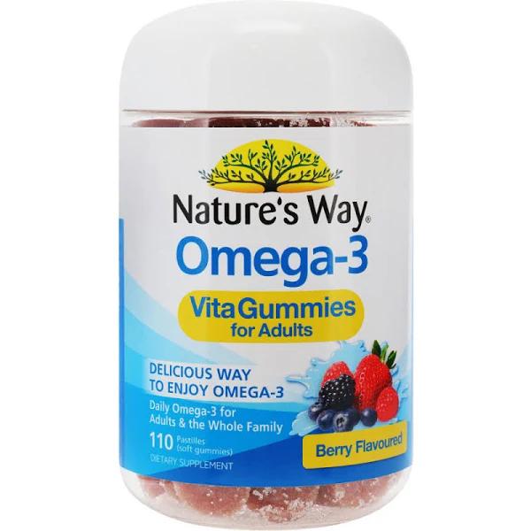 Nature's Way Adult Vita Gummies Omega 3 110 Gummies