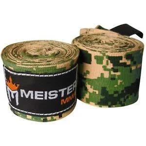 Hand Wraps Meister 180" - 4.5m Elastic Gym Gear Australia Army Camo