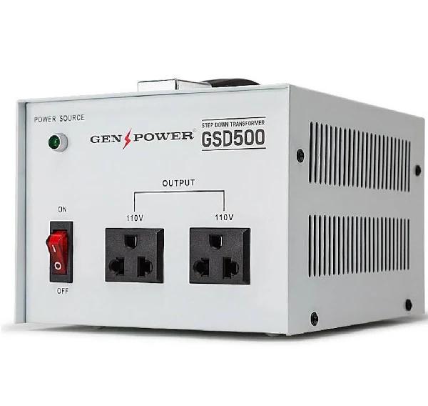 GENPOWER 500W 240V 110 Step Down Transformer Stepdown Voltage Converter AU US