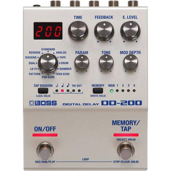 Boss DD-200 Digital Delay Pedal