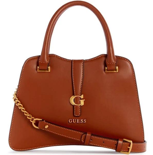 Guess Women's Brown Kuba Small Satchel