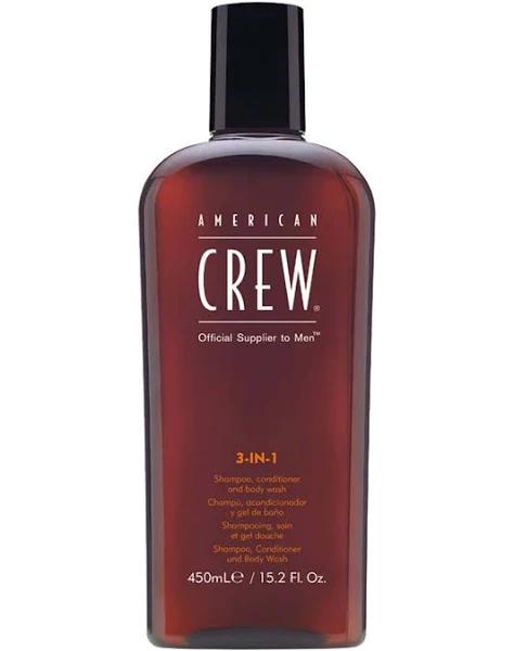 American Crew 3 in 1 Shampoo Conditioner Body Wash 450ml