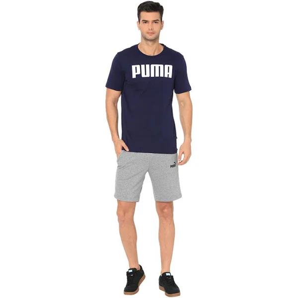 Essentials Men's T-Shirt in Peacoat, Size Small, Cotton/Polyester by Puma