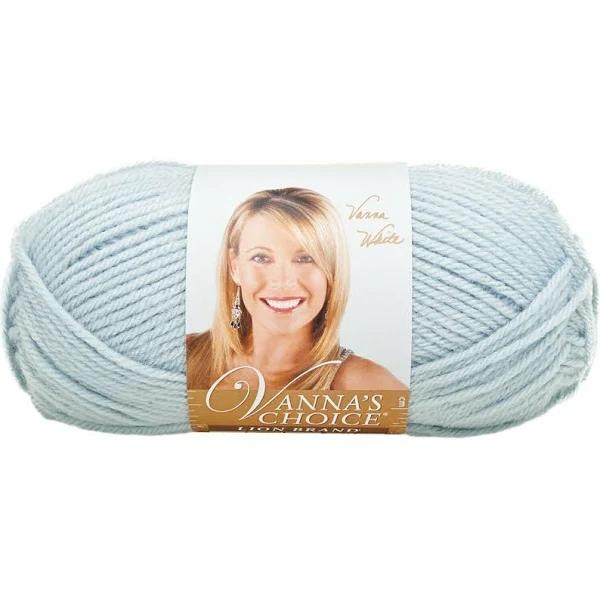 Lion Brand Yarn Company 1-Piece Vanna's Choice Yarn, Silver Blue