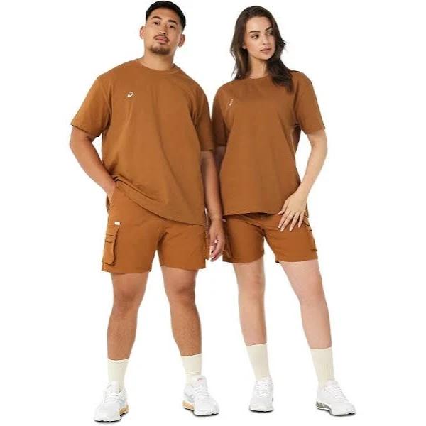 ASICS Basic Tee Men T-shirts - Brown - Size: S - Foot Locker