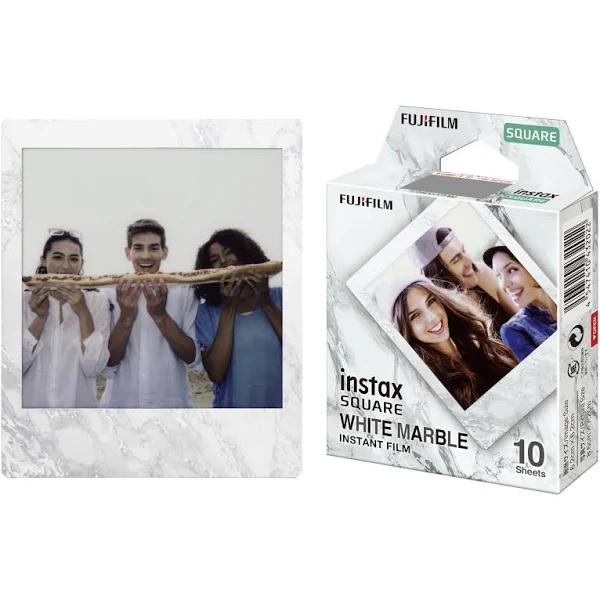 Fujifilm: Instax Square Film - White Marble (10Pk)