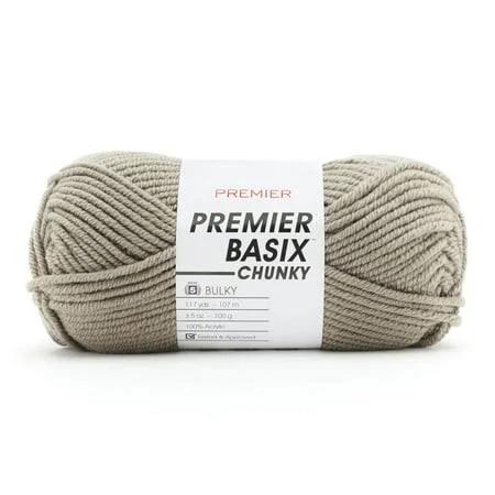 Premier Yarns Basix Chunky Yarn - Grey 100g