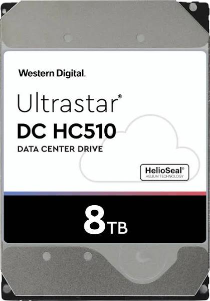 Western Digital Ultrastar HE10 8TB SATA III 3.5" 7200 RPM HDD (0F27610)