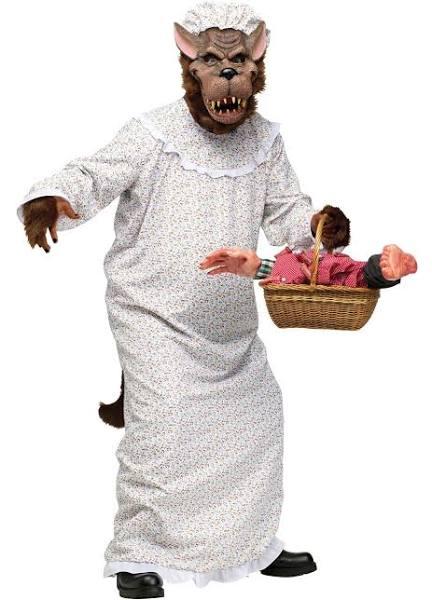 Big Bad Granny Wolf Adult Costume