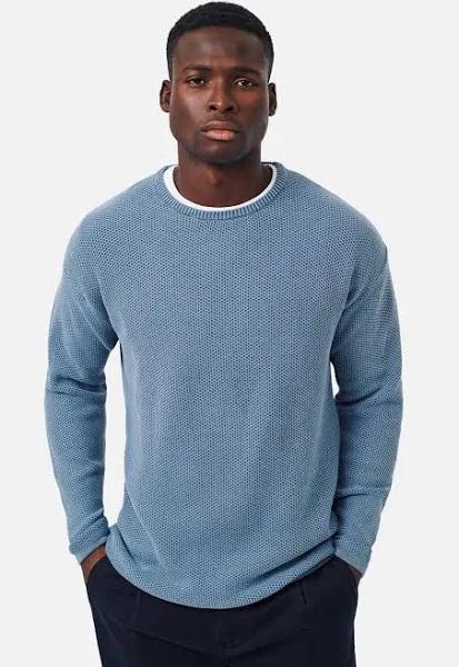 The Washed Culver Knit - Pilot Blue, XS - Industrie Clothing | Men's Fashion Online