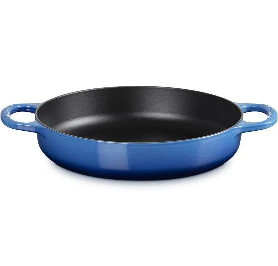 Le Creuset Signature Everyday Pan Azure Blue 28cm