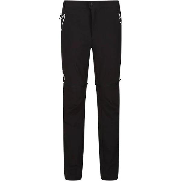 Regatta Mens Mountain Zip-Off Trousers (Black/Ash) (42R)