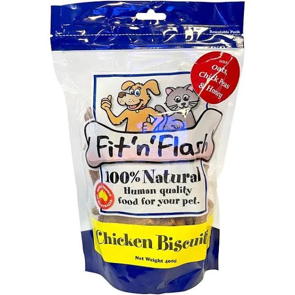 Fit'n' Flash Chicken Biscuits 400g