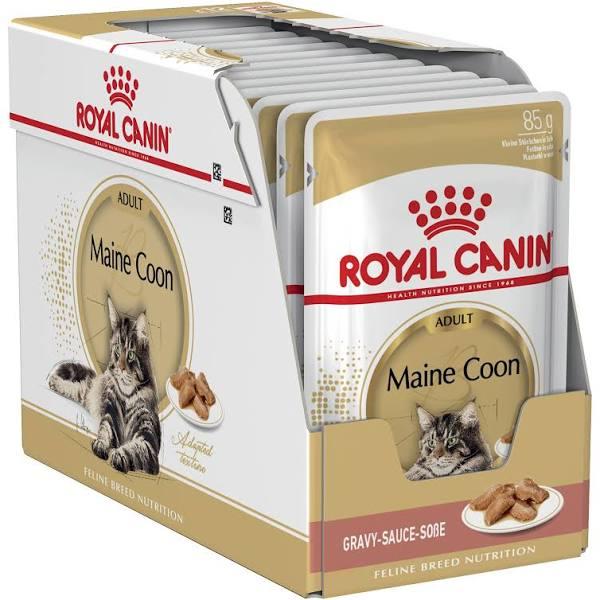 Royal Canin Maine Coon Gravy Adult Wet Cat Food 12 x 85g