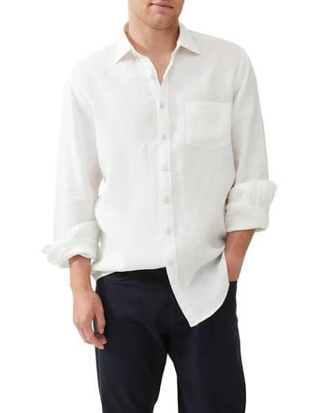 Rodd & Gunn Cable Bay Shirt in Snow White S