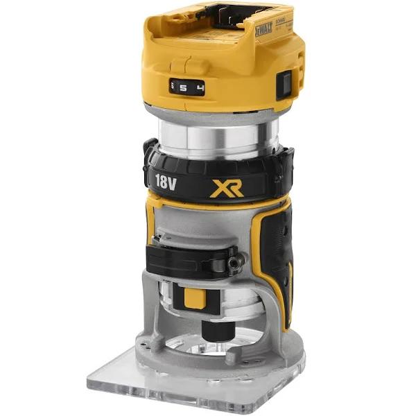 DeWalt 8mm 18V XR Li-ion Brushless Router - Skin Only - DCW600N-XJ