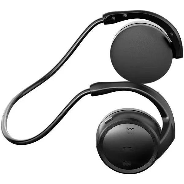 Wireless Bluetooth 5.0 Sports Stereo MP3 Player Neckband Headphones Plugable TF Card with Microphone Running Headphones - Black