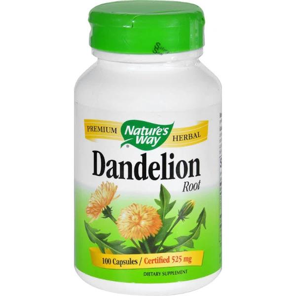 Nature's Way - Dandelion Root - 100 Capsules