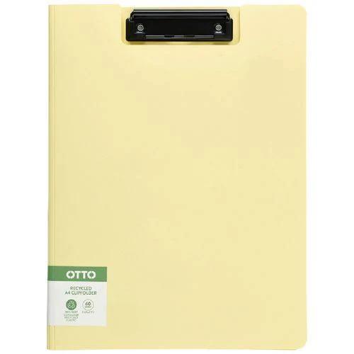 Otto Post Consumer Recycled Clipfolder Pale Lemon