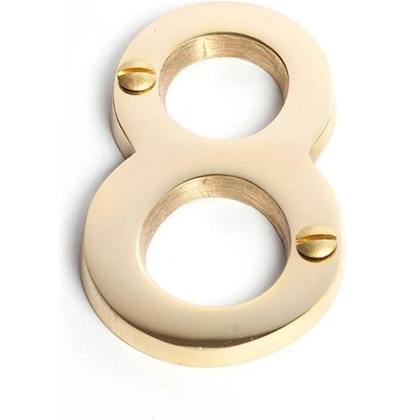 Sandleford 8 Numeral Brass 75mm