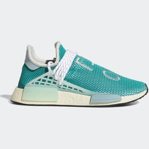 Adidas Originals x Pharrell Williams Green Hu NMD Sneakers