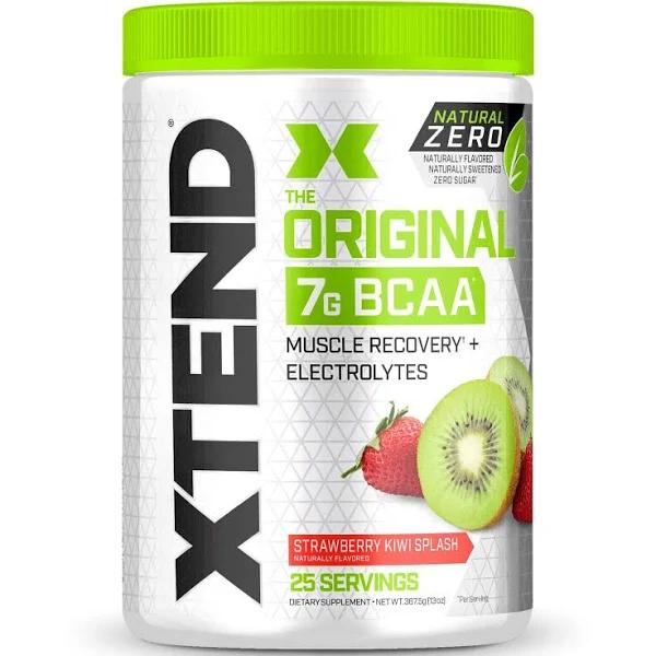 Xtend Natural Zero BCAA Powder Strawberry Kiwi | Free of Artificial SW