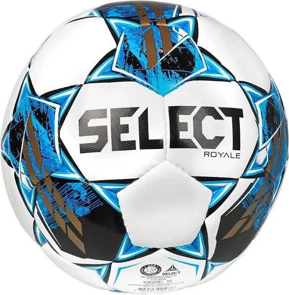 Select Royale V22 Soccer Ball 5 / White/Blue