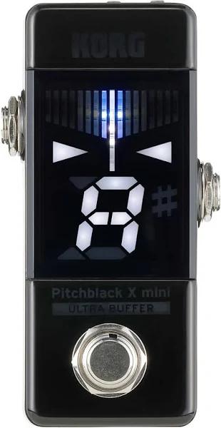 Korg Pitchblack x Mini Chromatic Pedal Tuner