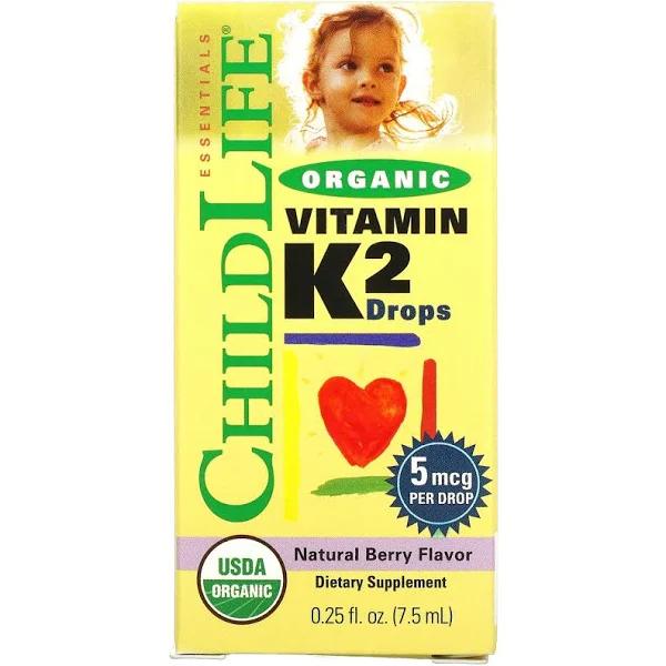 ChildLife Organic Vitamin K2 Drops Natural Berry 7.5 ml