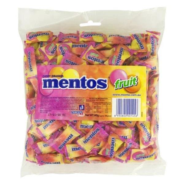 Mentos Pillowpack Fruit 540g