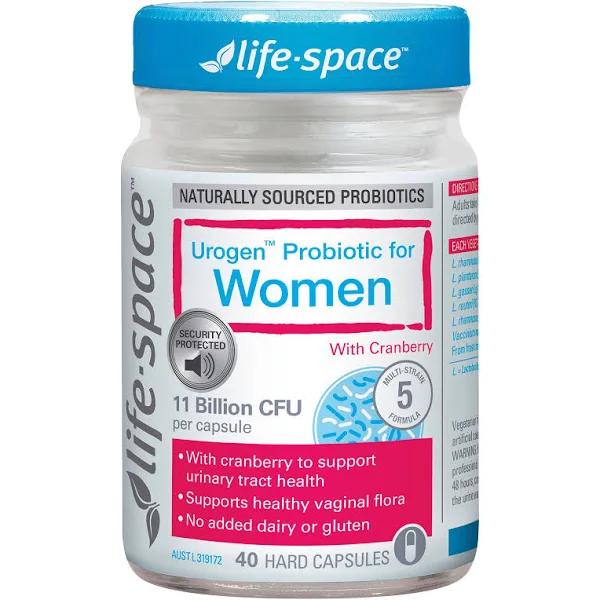 Life Space Urogen Probiotic for Women Capsules 40 Pack