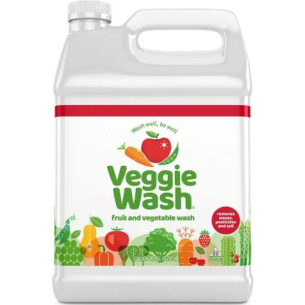 Veggie Wash Natural Fruit and Vegetable Wash Refill 1 Gallon