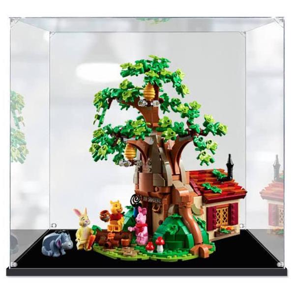 Easycase Acrylic Display Case For LEGO 21326 Ideas Winnie The Pooh Figure Storage Box Dust Proof Glue Free