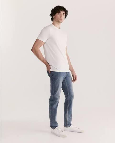 Saba Men's Fitzroy Slim Jean in Light Blue Wash Size 28