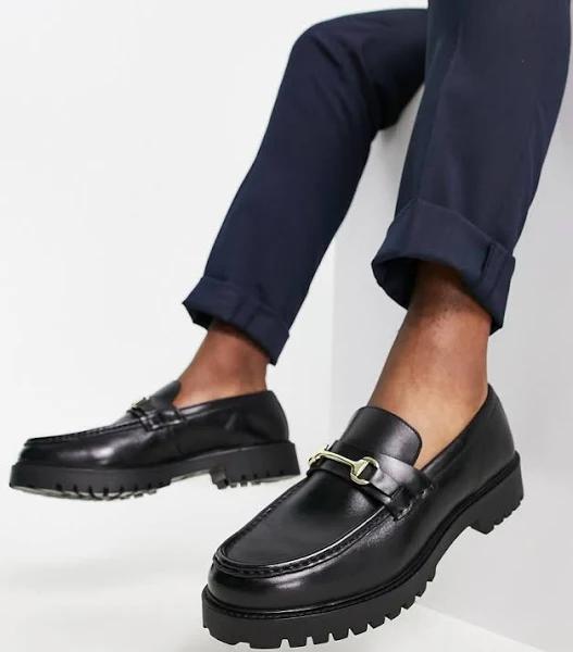 Walk London Sean Trim Loafers 11 / Black