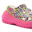 Crocs White Lisa Frank Edition Mega Crush Clogs