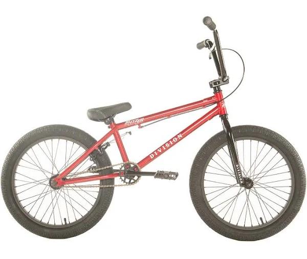 Division Blitzer 20" BMX Bike Metal Red