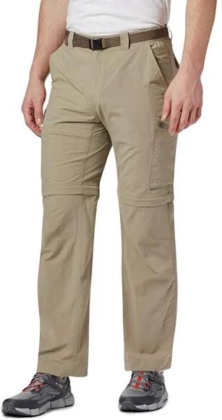 Columbia Sportswear Men's Silver Ridge Convertible Pant, Tusk, 54 x 34