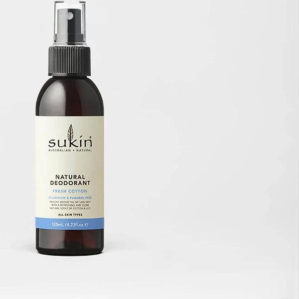 Sukin Natural Deodorant Fresh Cotton 125 ml