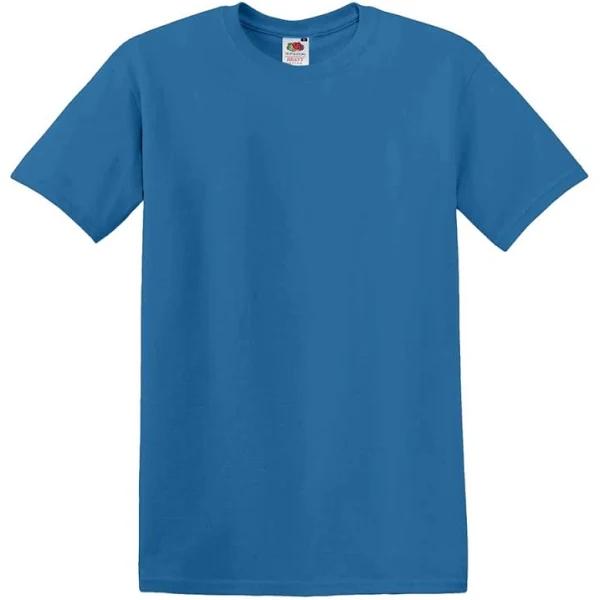 Original Tee Azure Blue - Fruit of The Loom SS048 - Size S