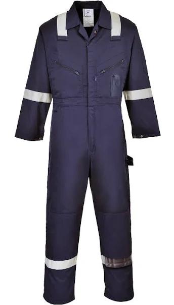 Portwest C814 Iona Cotton Coverall - Navy, L