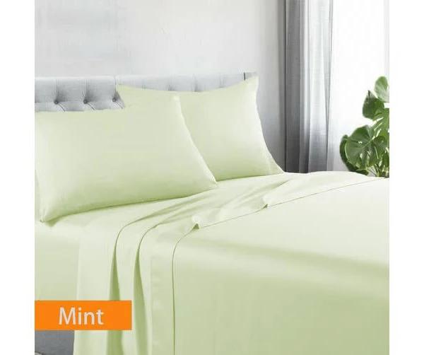 Kingtex 300TC Cotton Sheet Set Mint Single