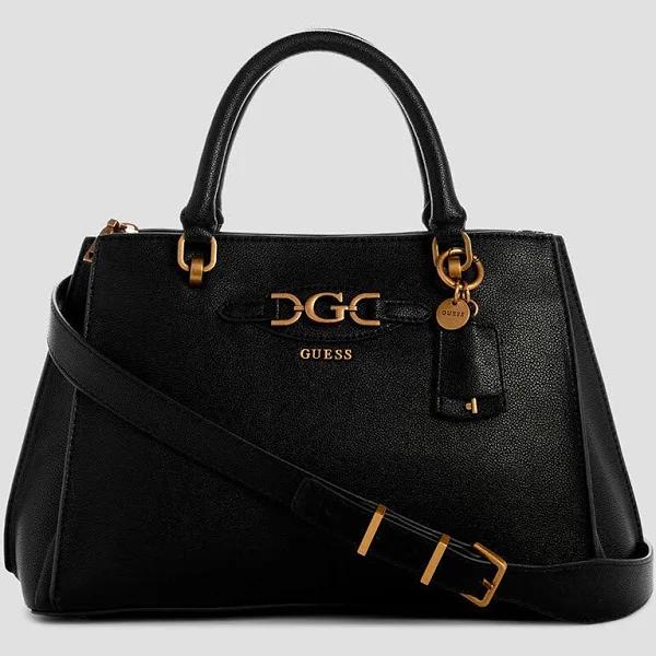 Guess Black Malva Girlfriend Satchel Bag