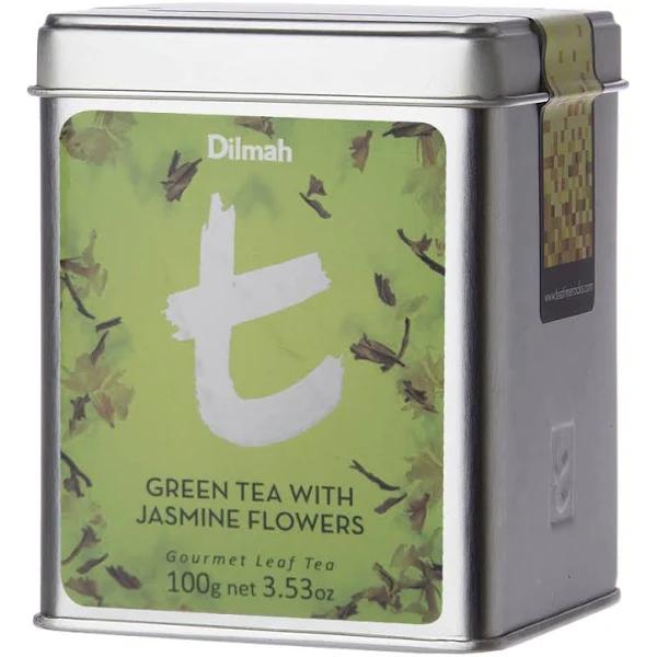 Dilmah T-Series Green Tea w/Jasmine Flowers Tin Caddy 100g