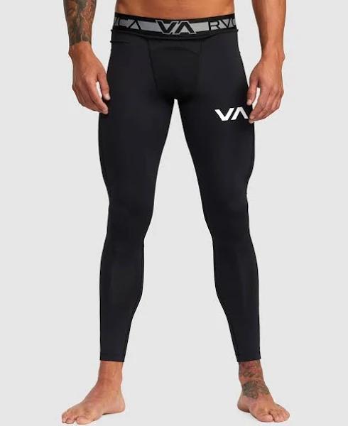 RVCA - Men's - VA Sport Compression Tights - Black - Size XXL