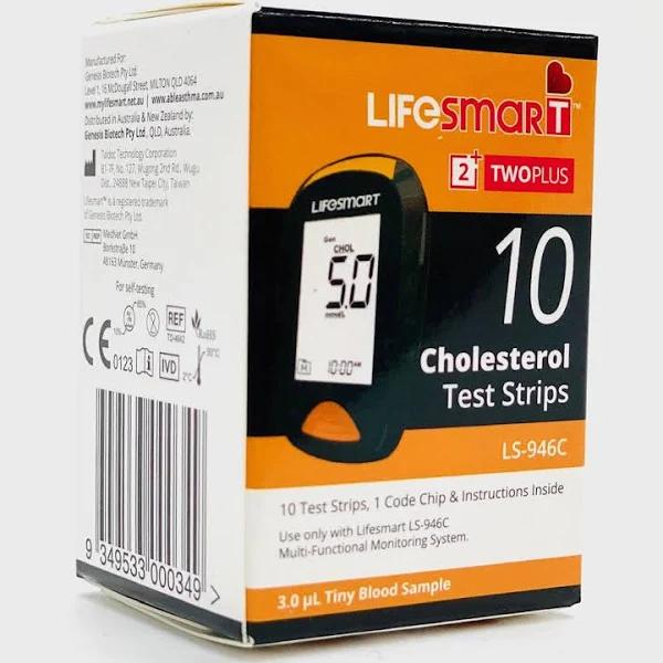 LifeSmart Cholesterol Test Strips 10