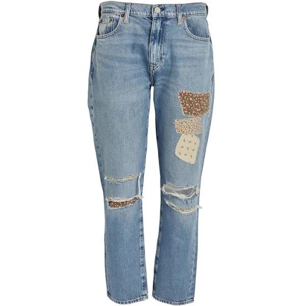 Polo Ralph Lauren Patchwork Boyfriend Jeans - Blue - 25