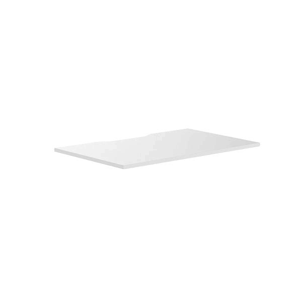 Desky Melamine Desk Tops White / 1200x750mm / Scallop